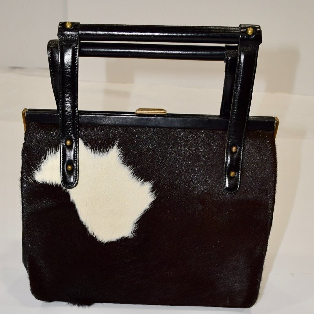 Vintage gen. WALTER KATTEN 1950's purse & mirror *